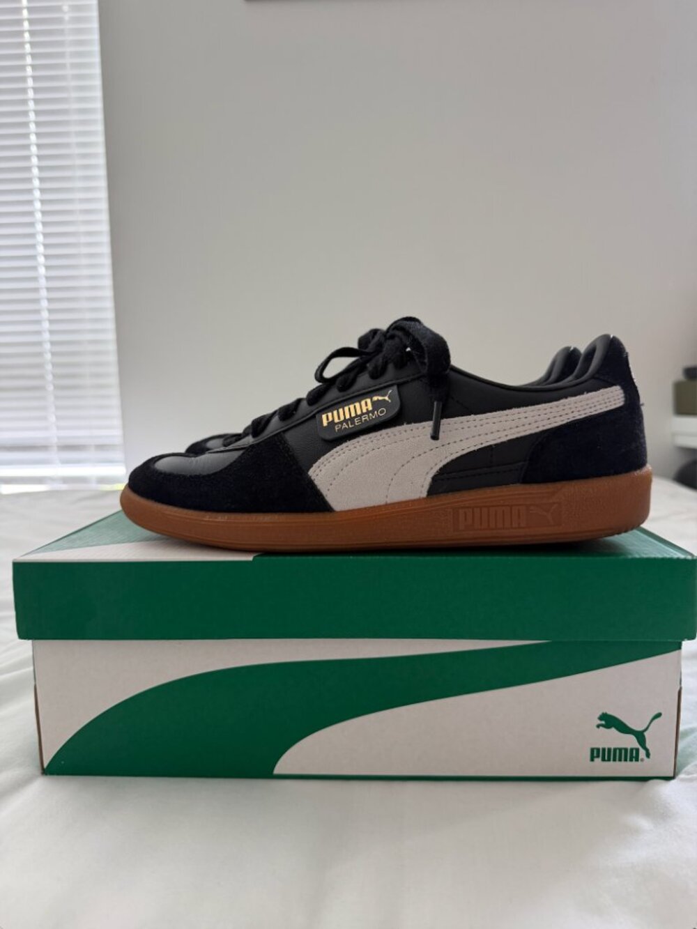 New with box Puma Palermo 8.5 US Black